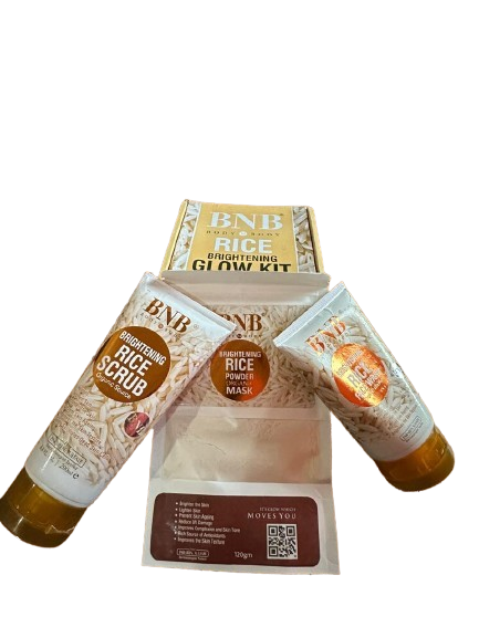 BNB (BODY & BODY) RICE BRIGHTNING GLOW KIT