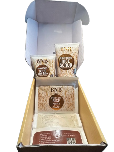 BNB (BODY & BODY) RICE BRIGHTNING GLOW KIT
