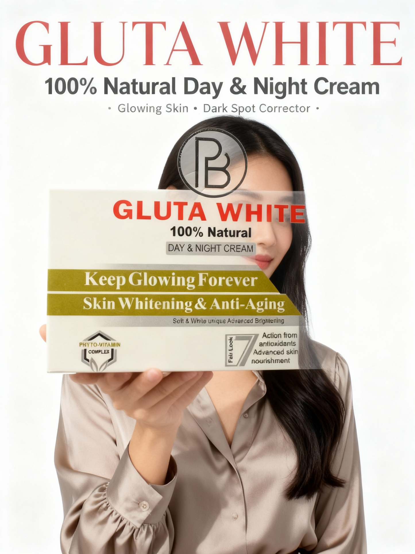 GLUTA WHITE WITH EMERGENCY WHITENING SERUM